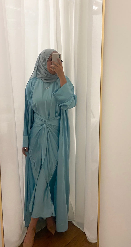 ‘MALAK’ Angelic Blue Abaya